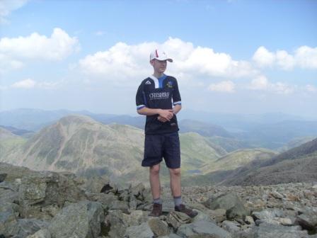Jimmy on Scafell Pike