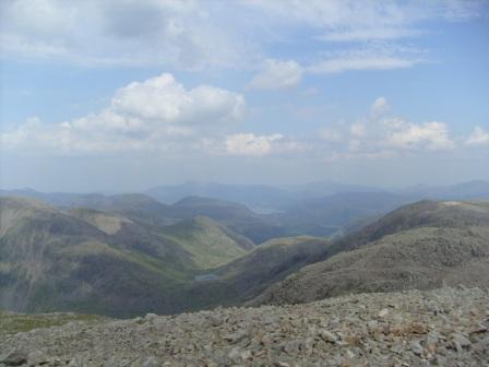 The egg box panorama from Scafell Pike