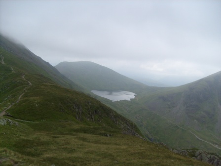 Looking back to Grisedale Tarn and Seat Sandal LD-022