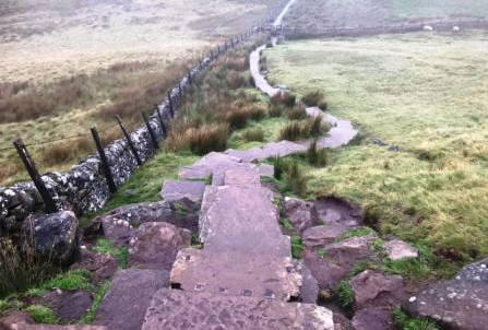 Descending Shutlingsloe