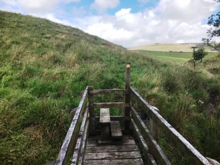 Between Whitehills and Greenways Farm