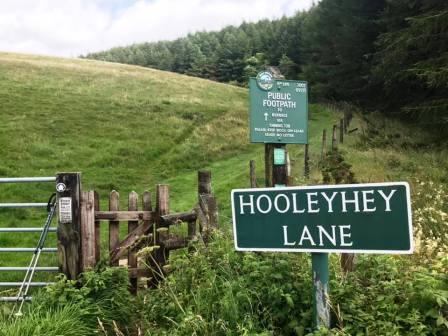 Start of the long climb to Shining Tor