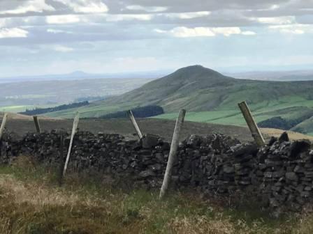 Looking across to Shutlingsloe, a summit visited earlier in this walk