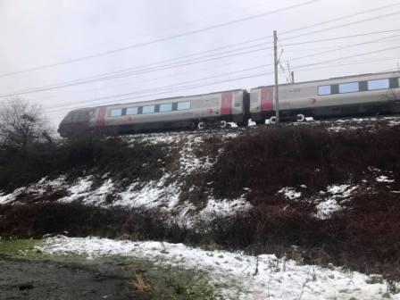 Train heaing into Macclesfield