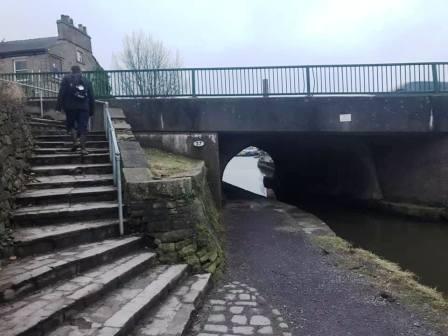Exiting the canal at Buxton Road