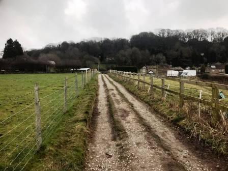 A welcome dry firm track!