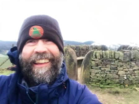 Tom at Teggs Nose summit