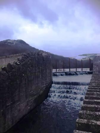 Tegg's Nose standing above the reservoir