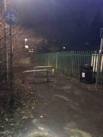 Ginnel behind All Hallows School