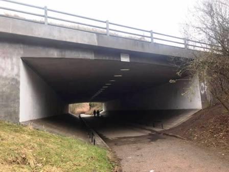 Underpass beneath the Silk Road for the use of pedestrians and cyclists
