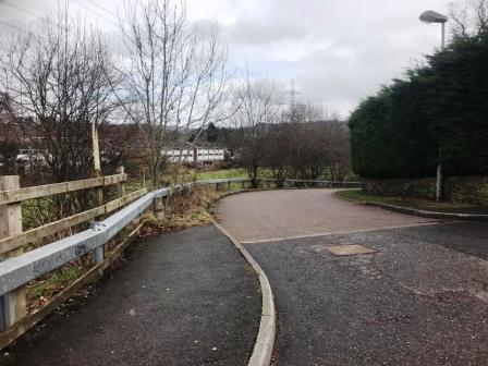 Route from Beech Lane to the Middlewood Way