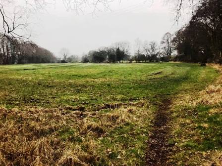 PROW through some boggy ground