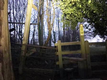 Path towards Sutton Hall