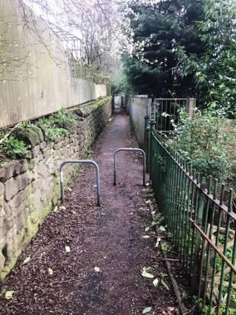 Ginnel from The Walks to Cruso Street