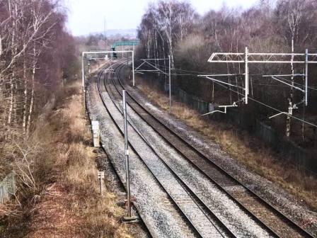 West Coast Mainline, looking north towards Macclesfield