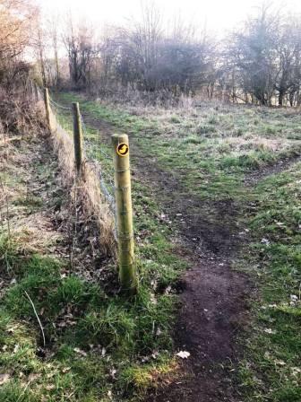 Footpath close to Chelford Sand Quarry