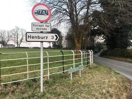 Turn left into Redesmere Lane to complete the route