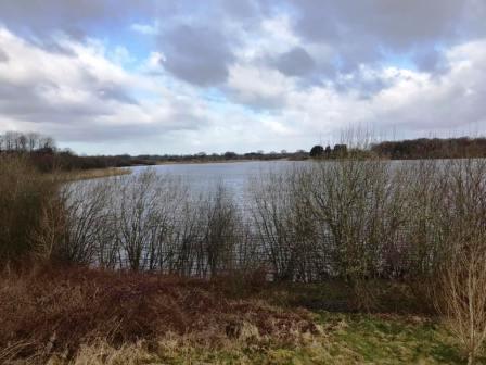 Flooded quarry