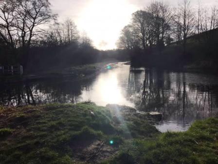 Canal feeder meets the canal