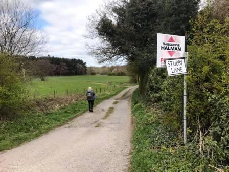 Start of Stubby Lane