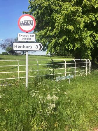 Turn left into Redesmere Lane