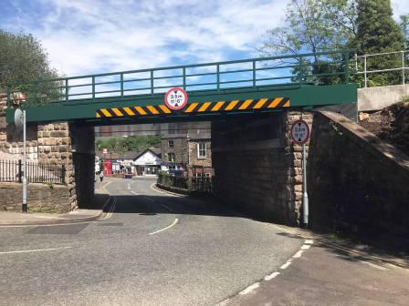 Approaching Whaley Bridge town centre