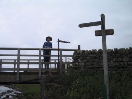 Bridge to Langdon Beck Youth Hostel - but we're not going there!