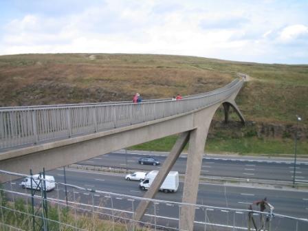Footbridge over the M62