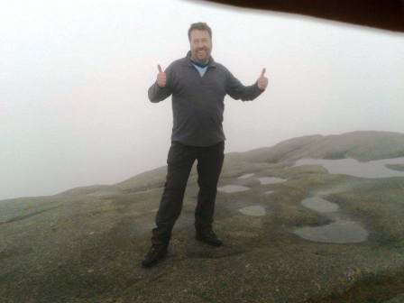 Tom on the summit