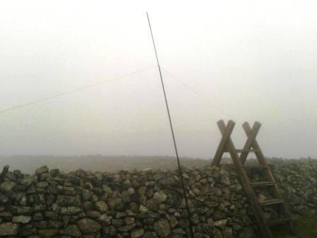 HF antenna on Slieve Muck