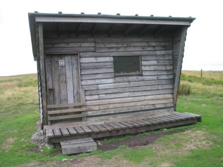 The first mountain refuge hut on the Cheviots
