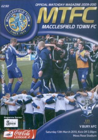 v Bury (H), 2010