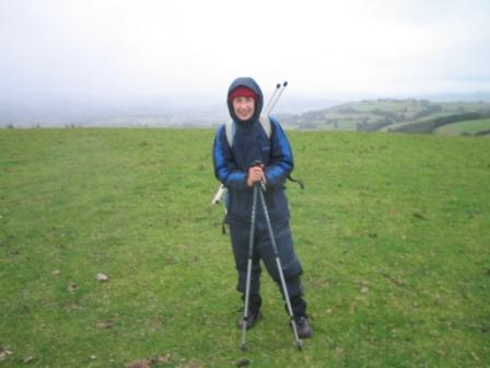 Jimmy at the summit of Caeliber Isaf