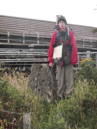 Jimmy at the trig point