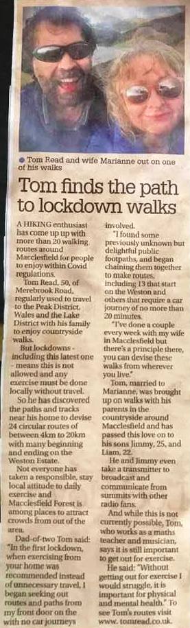 Macclesfield Express, 20th January 2021