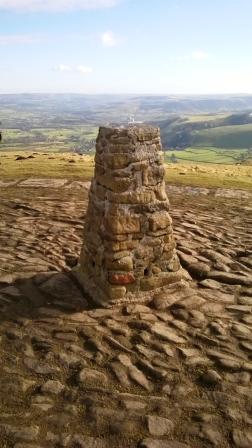 Trig point on Mam Tor