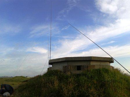 Aerial setting up