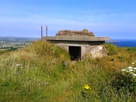 WW2 pillbox on Mull Hill