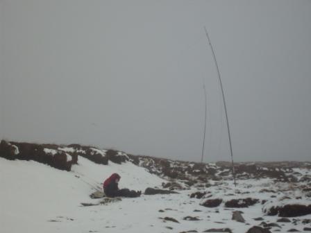 Jimmy & Tom, with 80m antenna