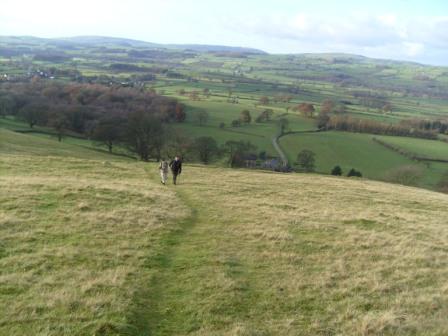 Initial climb up from Eskholme