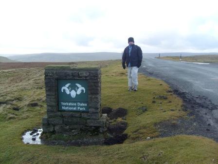 Liam ready to start the ascent