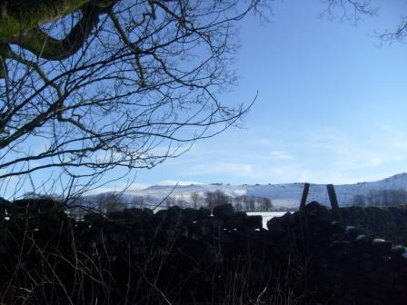 Looking at the fell from the lay-by on the B6265