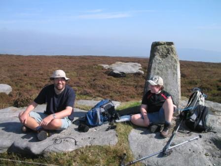 Tom M1EYP/P & Liam on Thorpe Fell Top G/NP-025