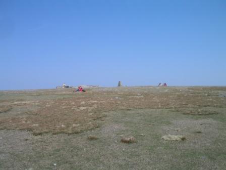 View across the summit