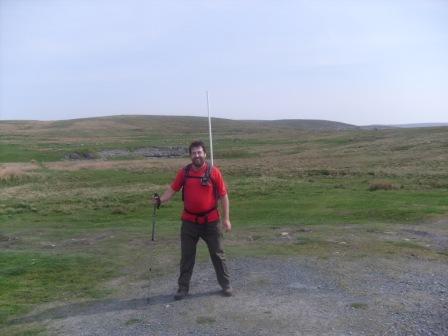 Tom at the walk start behind the Station Inn