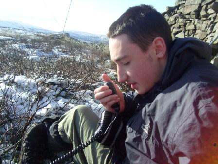 Jimmy M3EYP operating on 80m SSB