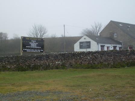 Commencing the route from behind the Station Inn, Ribblehead