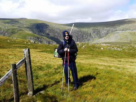 Jimmy on the ascent