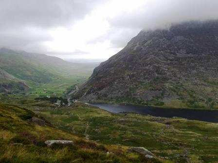 Looking across to Carnedd Llewelyn