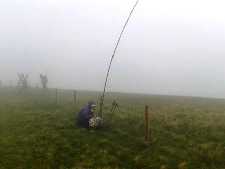 Simon operating on VHF